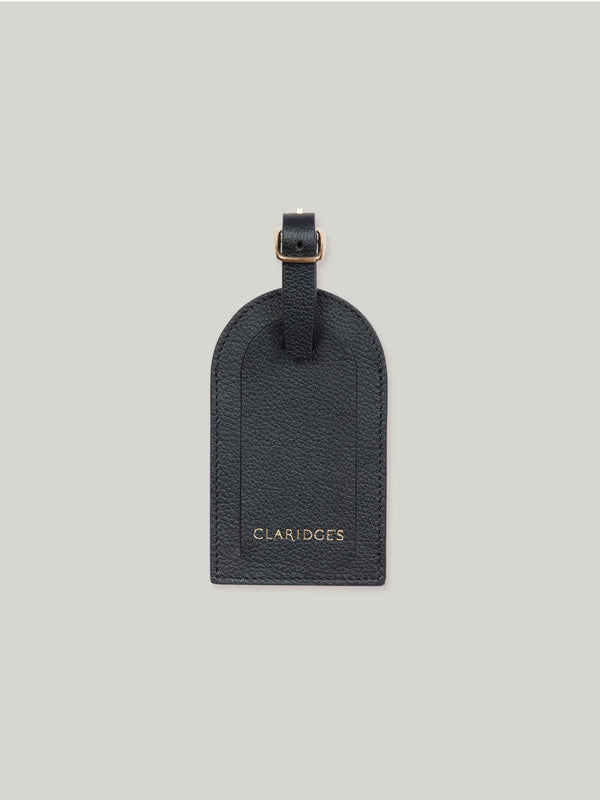 Claridge's Leather Luggage Tag