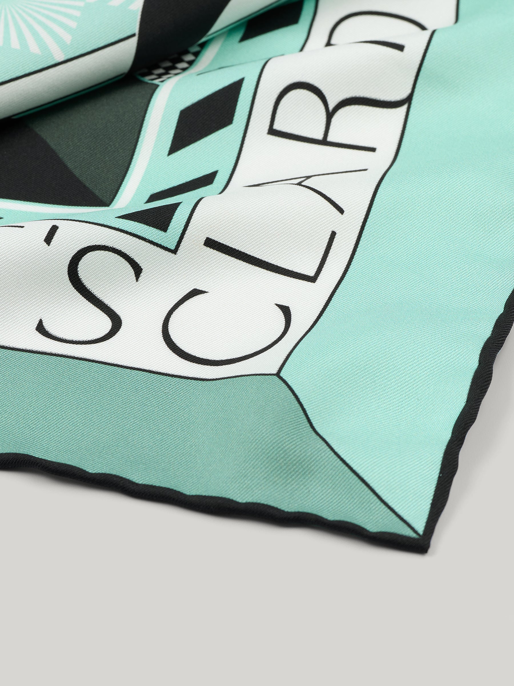 Claridge's Art Deco Silk Scarf