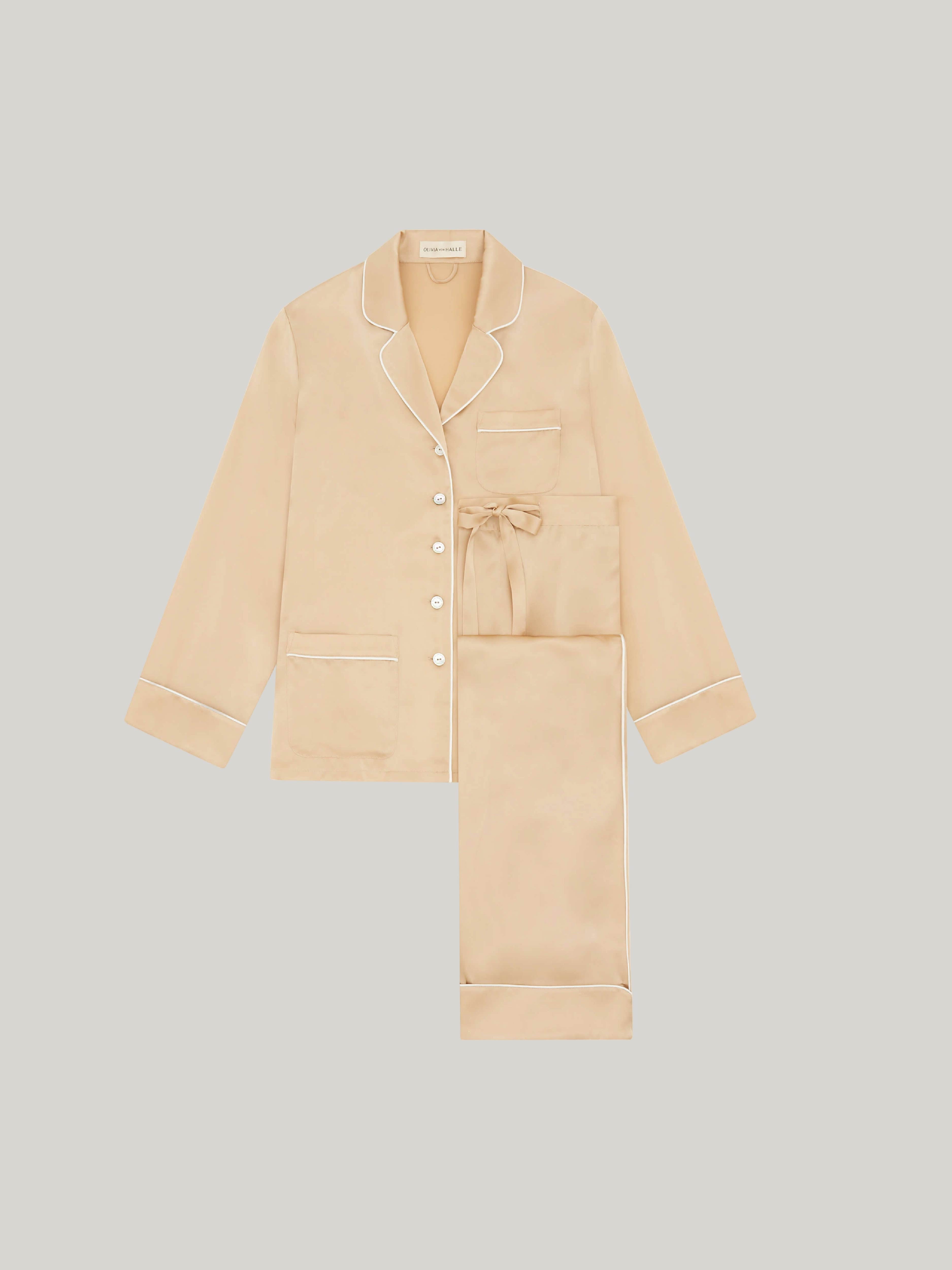 Olivia Von Halle Coco Pyjamas Caramel