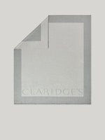 Claridge’s Cashmere Logo Blanket