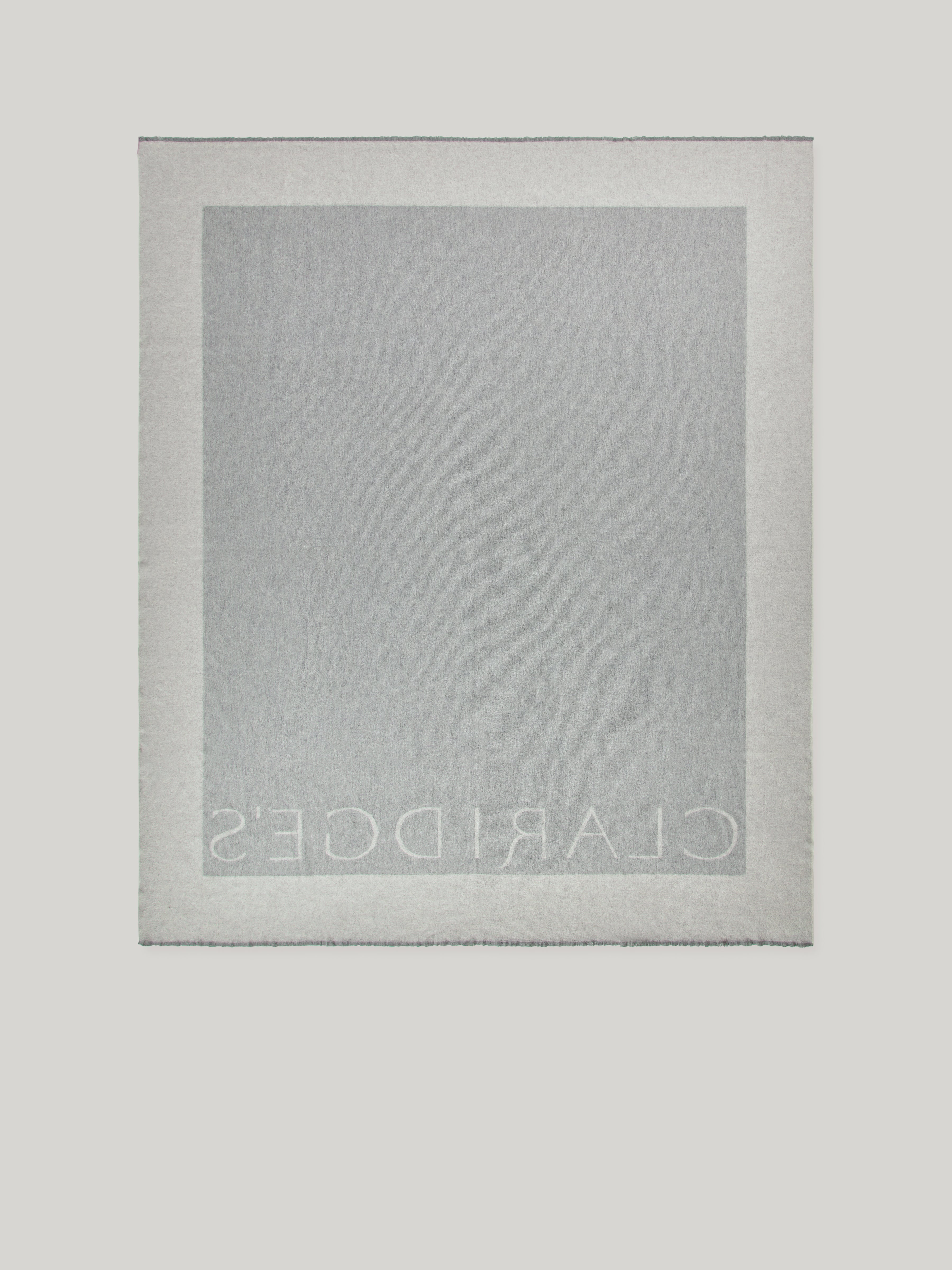 Claridge’s Cashmere Logo Blanket
