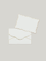 Claridge's Scalloped Edge Notelet Set, Gold