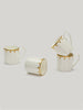 Claridge's Signature Set of Four Espresso Cups & Saucers