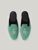 Hand-embroidered Claridge's Men's Slippers