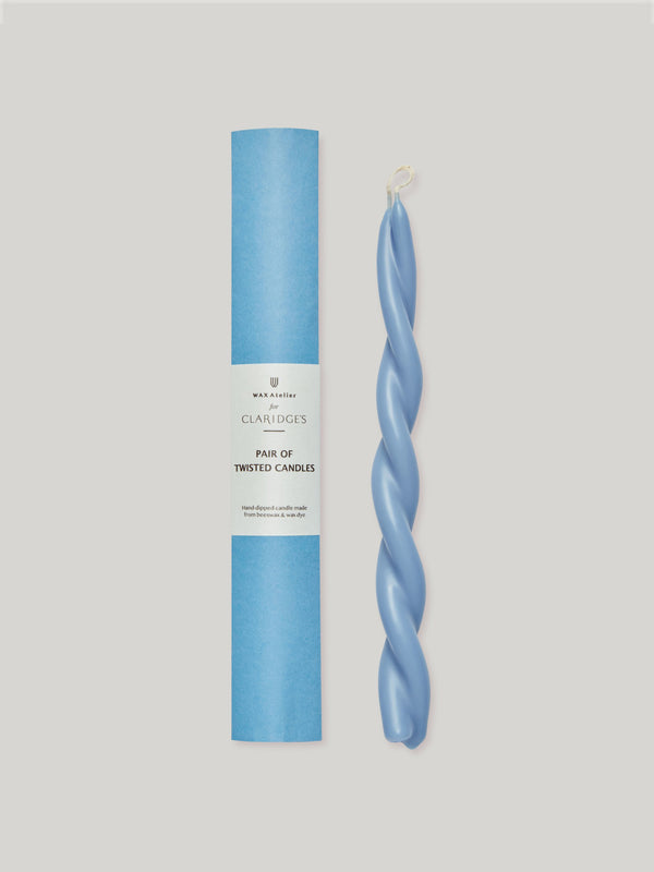 Wax Atelier Cornflower Twisted Candle