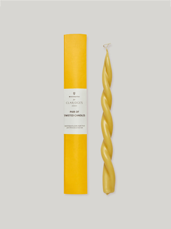 Wax Atelier Goldenrod Twisted Candle