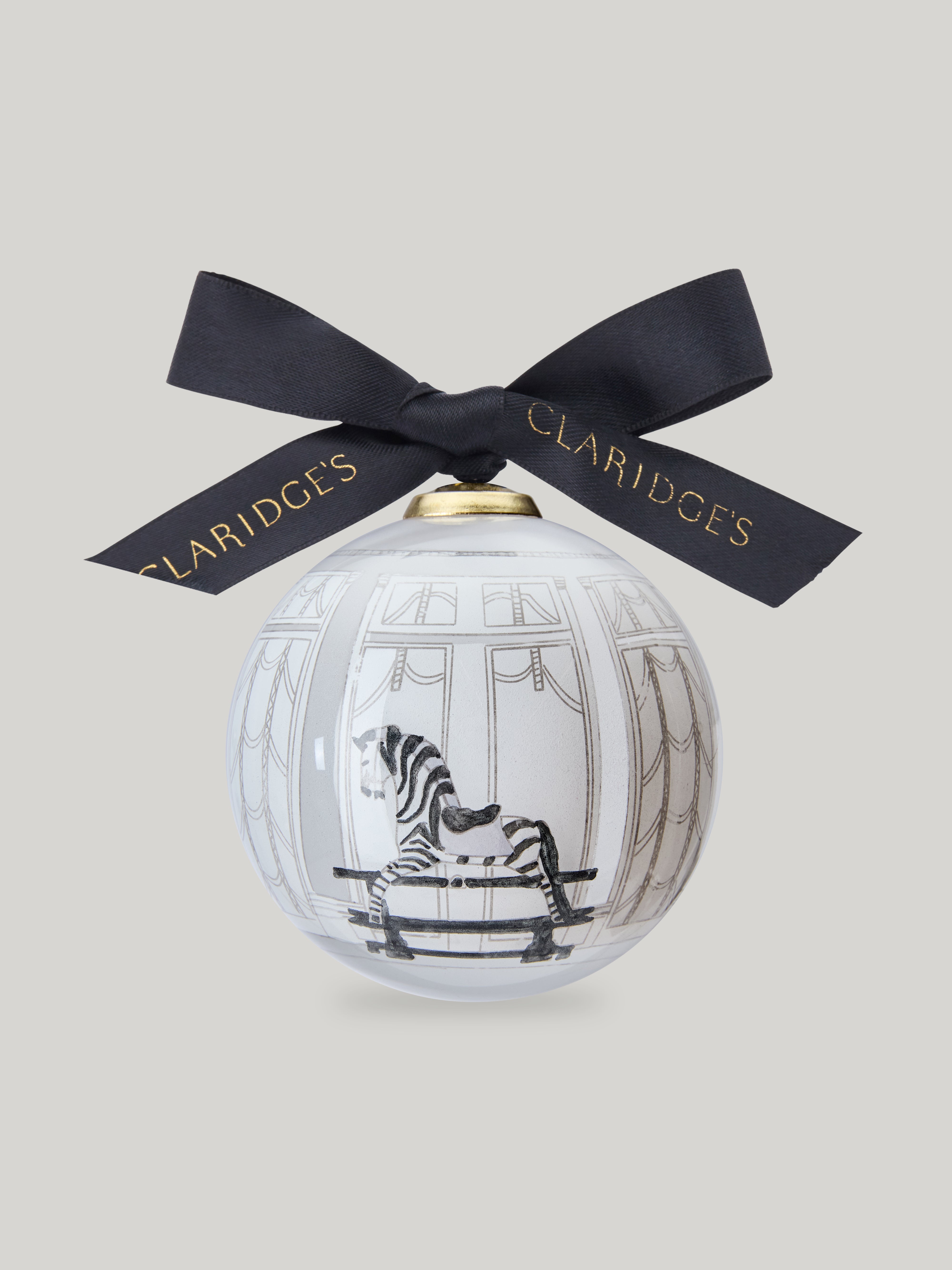 Claridge's Rocking Zebra Bauble
