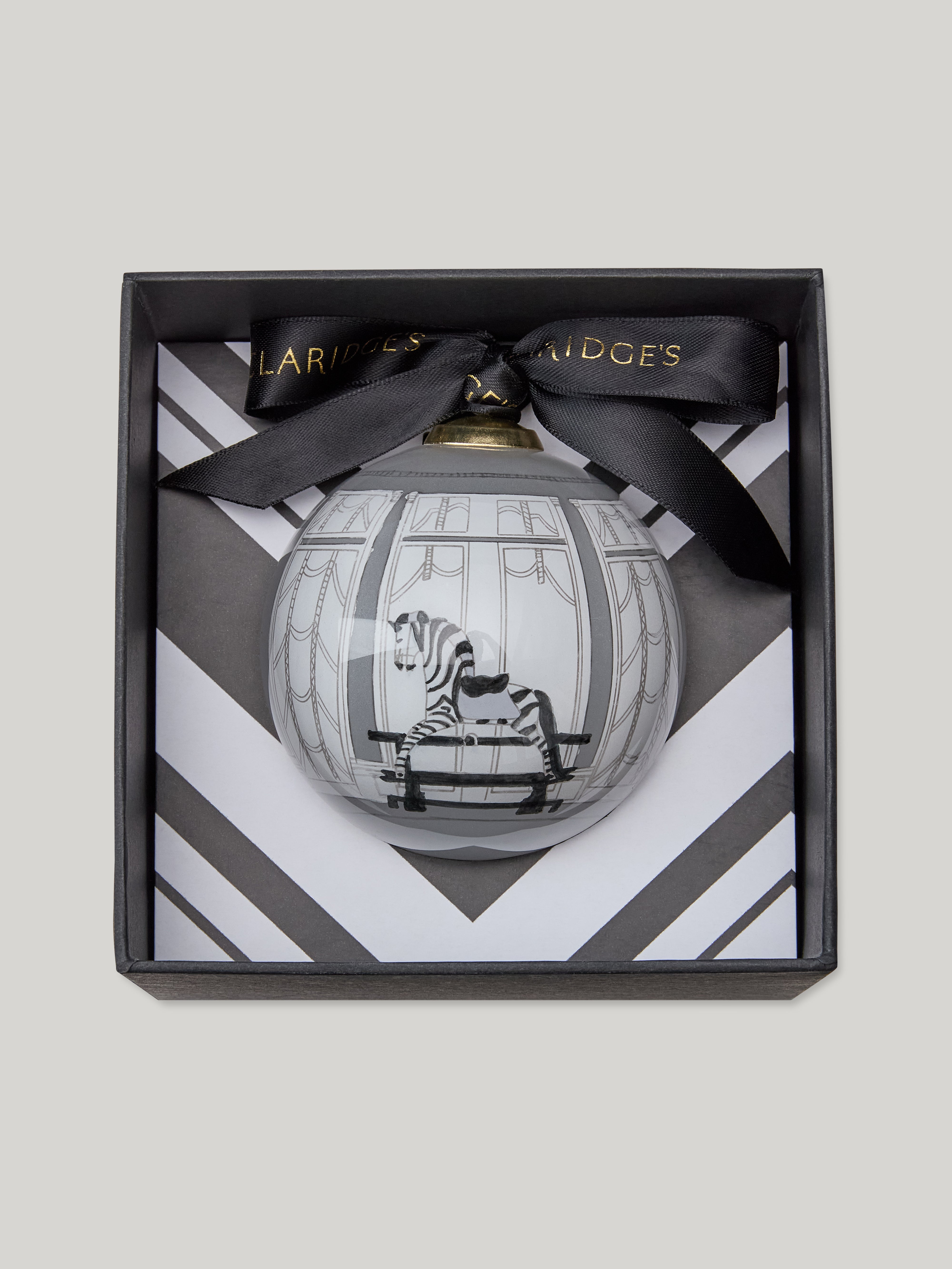 Claridge's Rocking Zebra Bauble