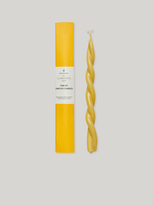 Wax Atelier Goldenrod Twisted Candle
