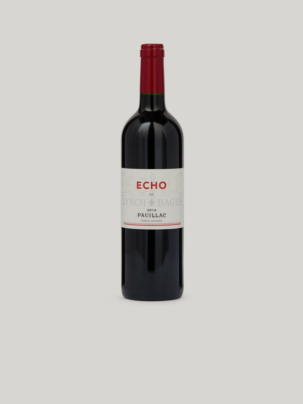 Echo de Lynch-Bages – Second wine of Chateau Lynch Bages – is soft and seductive in its youth with outstanding potential for bottle age. A versatile and easy to pair wine.