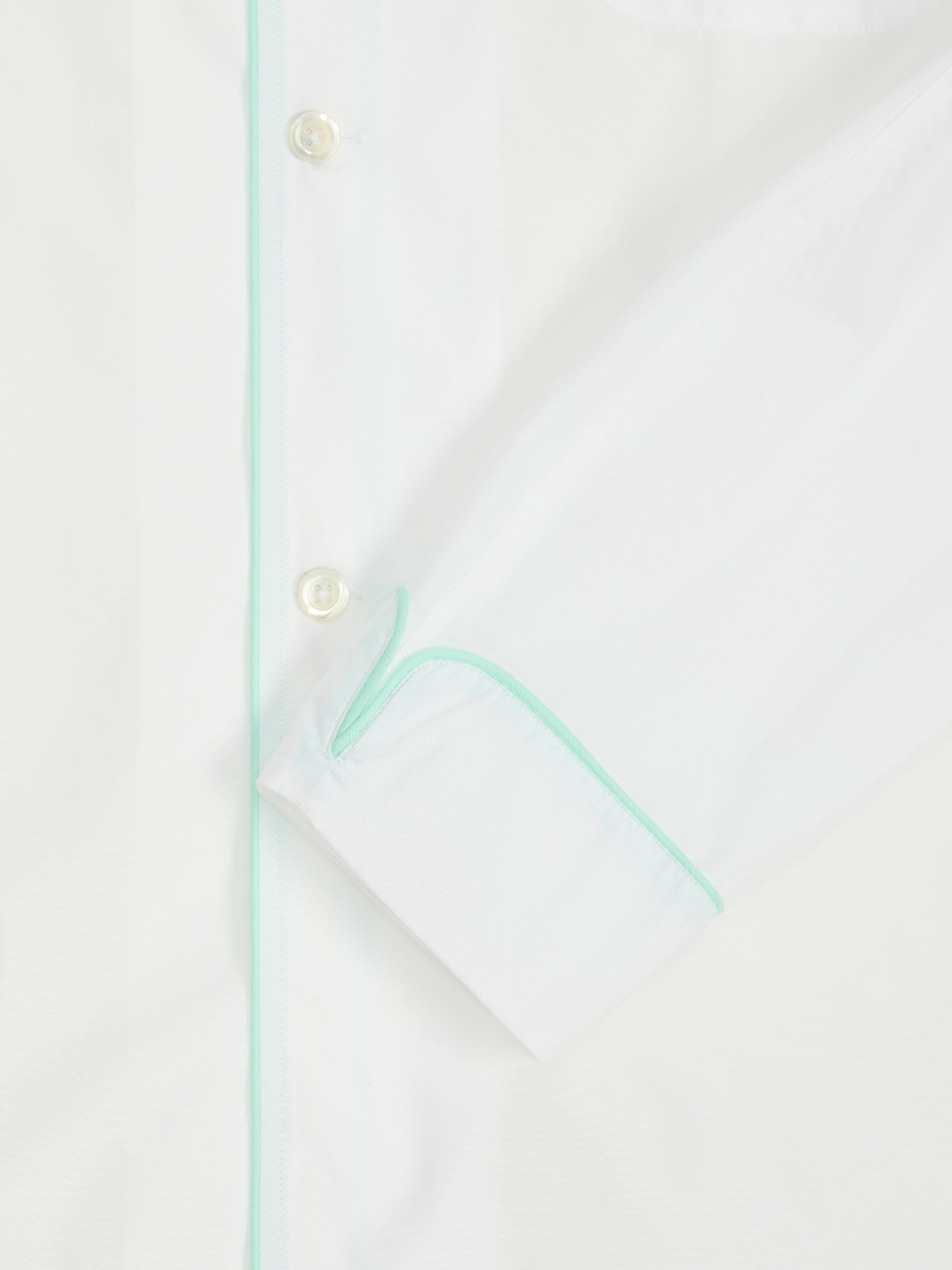 Claridge's x Anderson & Sheppard Men's White Pyjama Set