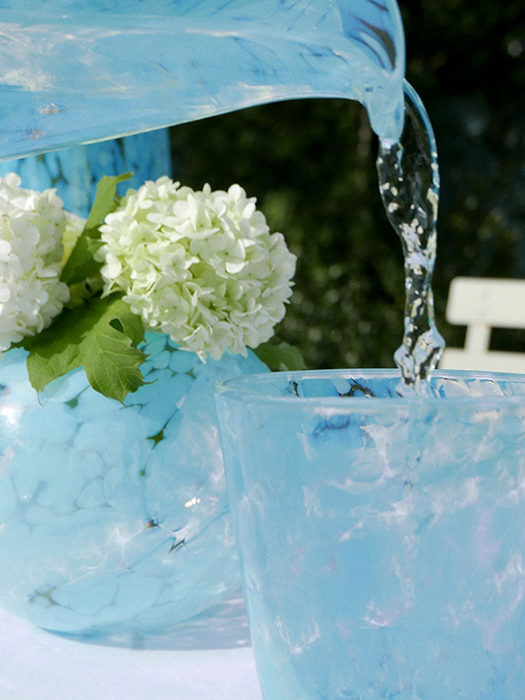 Claridge's x Curio powder blue carafe