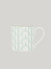 Claridge's Jade Deco Mugs - Set of Four