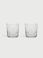 Richard Brendon : Star Cut Rocks Glasses, Set of 2