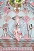 Claridge's x Summerill & Bishop Linen Tablecloth, Pink & White