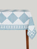 Claridge's x Summerill & Bishop Linen Tablecloth, Blue & White